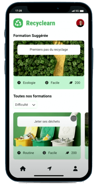 Recycl'Earn app preview